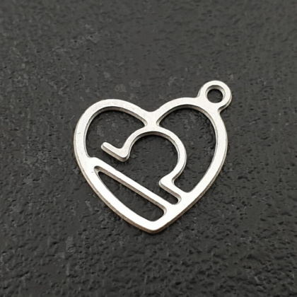 Pendant Weight surgical steel 14 mm