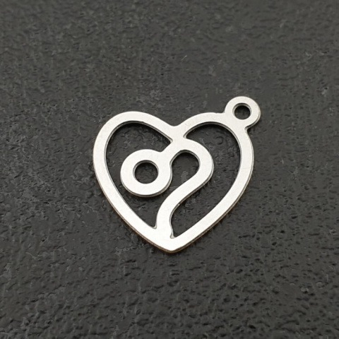 Lion pendant surgical steel 14 mm Lion pendant surgical steel 14 mm