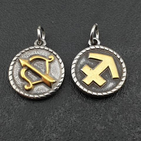 Sagittarius pendant surgical steel 21 mm Sagittarius pendant surgical steel 21 mm