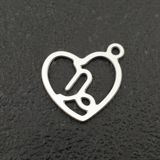 Capricorn pendant surgical steel 14 mm