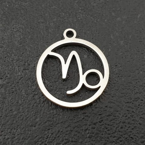 Capricorn pendant surgical steel 18 mm Capricorn pendant surgical steel 18 mm