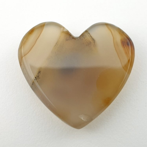 Montana agate cabochon heart 29x26 mm no. 1 Montana agate cabochon heart 29x26 mm no. 1