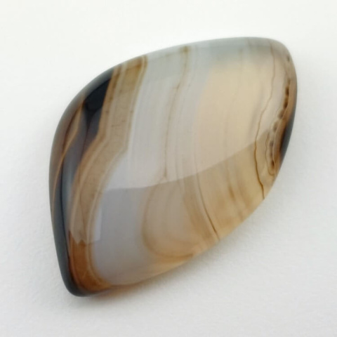 Agat w paski kaboszon 35x22 mm nr 57 Agat w paski kaboszon 35x22 mm nr 57