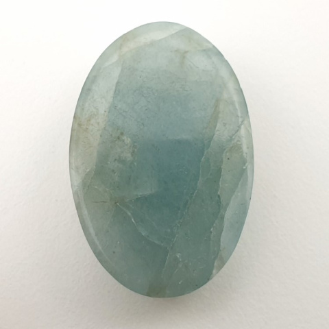 Aquamarine cabochon 28x20 mm no. 98 Aquamarine cabochon 28x20 mm no. 98