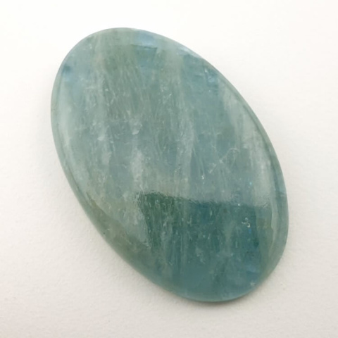 Aquamarine cabochon 34x22 mm no. 127 Aquamarine cabochon 34x22 mm no. 127