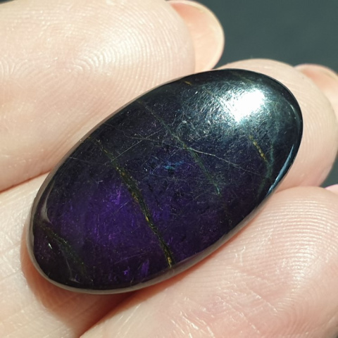 Purpuryt kaboszon 27x15 mm nr 35 Purpuryt kaboszon 27x15 mm nr 35