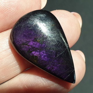 Purpuryt kaboszon 28x17 mm nr 54