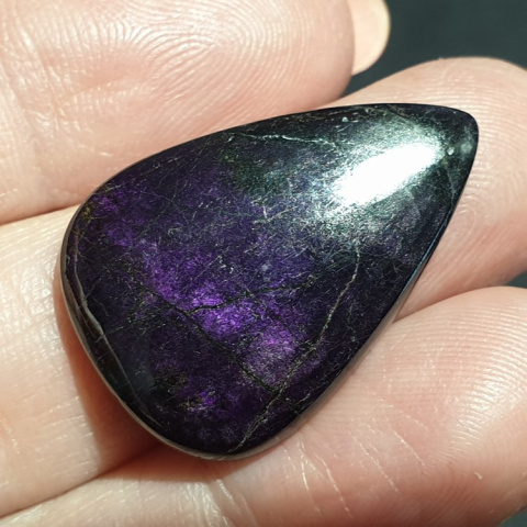 Purpuryt kaboszon 28x19 mm nr 58 Purpuryt kaboszon 28x19 mm nr 58