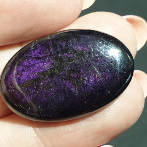 Purpuryt kaboszon 29x19 mm nr 17 Purpuryt kaboszon 29x19 mm nr 17