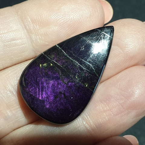 Purpurite cabochon 31x20 mm no. 32 Purpurite cabochon 31x20 mm no. 32