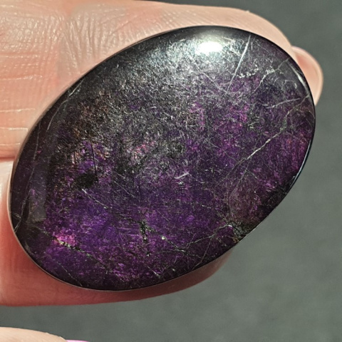 Purpurite cabochon 31x21 mm no 10 Purpurite cabochon 31x21 mm no 10