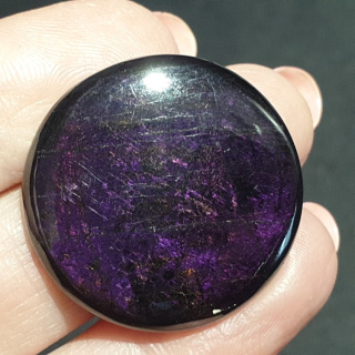 Purpurite cabochon fi 29 mm no 37