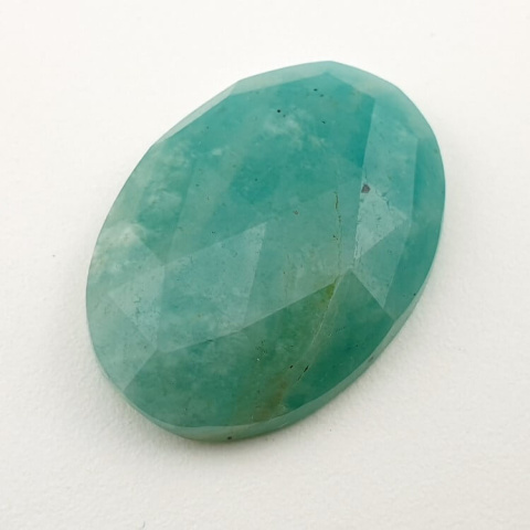 Amazonite faceted cabochon 27x19 mm no. 29 Amazonite faceted cabochon 27x19 mm no. 29