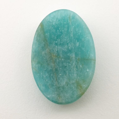 Amazonite faceted cabochon 28x19 mm no 19 Amazonite faceted cabochon 28x19 mm no 19