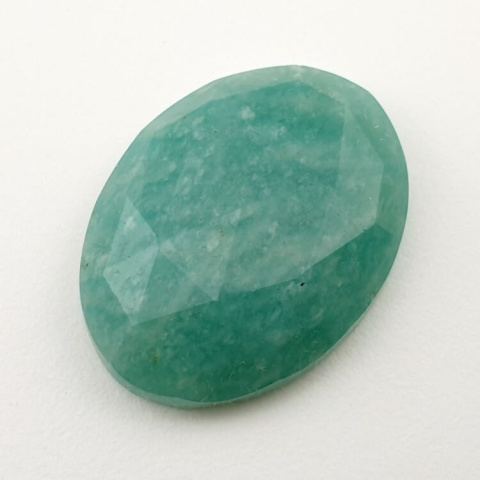 Amazonite faceted cabochon 28x21 mm no. 33 Amazonite faceted cabochon 28x21 mm no. 33