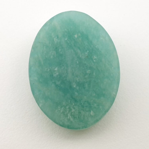 Amazonite faceted cabochon 28x21 mm no. 33 Amazonite faceted cabochon 28x21 mm no. 33