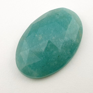 Amazonite faceted cabochon 29x19 mm no 14