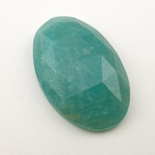 Amazonite faceted cabochon 29x19 mm no 14