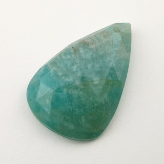 Amazonite faceted cabochon 30x20 mm no 17