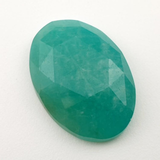 Amazonite faceted cabochon 30x21 mm no 15