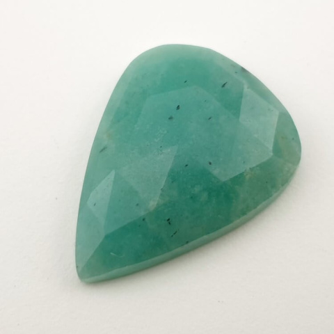 Amazonite faceted cabochon 30x23 mm no. 7 Amazonite faceted cabochon 30x23 mm no. 7