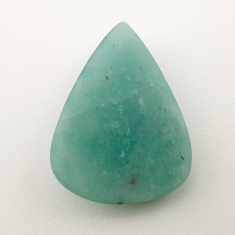 Amazonite faceted cabochon 30x23 mm no. 7 Amazonite faceted cabochon 30x23 mm no. 7
