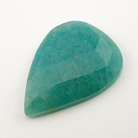 Amazonite faceted cabochon 32x24 mm no. 1 Amazonite faceted cabochon 32x24 mm no. 1