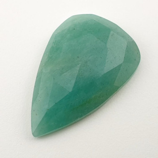 Amazonite faceted cabochon 33x21 mm no. 26
