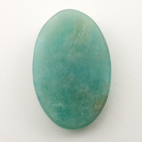 Amazonite faceted cabochon 33x21 mm no. 9 Amazonite faceted cabochon 33x21 mm no. 9
