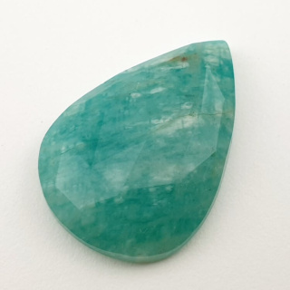 Amazonite faceted cabochon 33x23 mm no 21