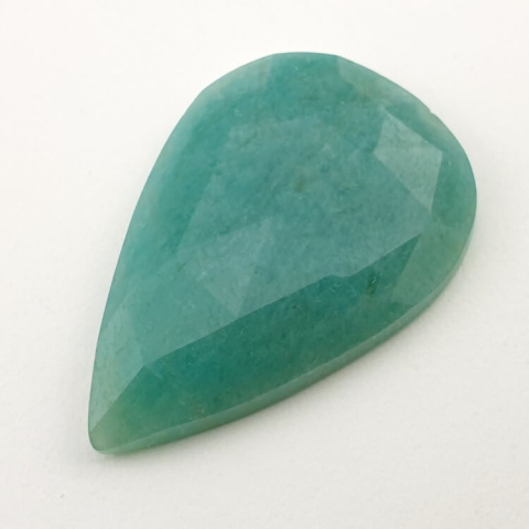 Amazonite faceted cabochon 35x23 mm no 3 Amazonite faceted cabochon 35x23 mm no 3
