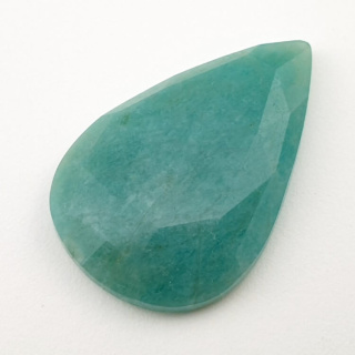 Amazonite faceted cabochon 35x23 mm no 3