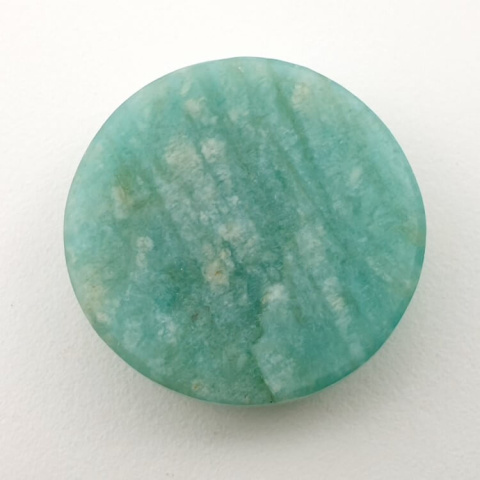Amazonite faceted cabochon fi 26 mm no. 4 Amazonite faceted cabochon fi 26 mm no. 4