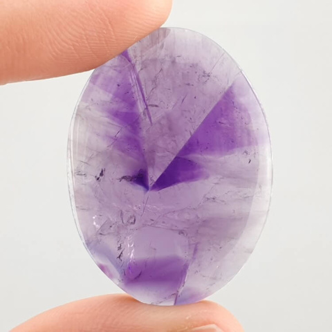 Amethyst cabochon 34x25 mm no. 396 Amethyst cabochon 34x25 mm no. 396