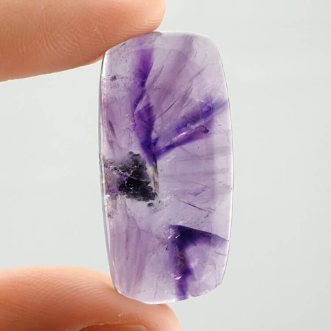 Amethyst cabochon 36x18 mm no. 385 Amethyst cabochon 36x18 mm no. 385