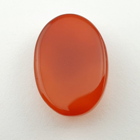 Carnelian faceted cabochon 24x17 mm no 13 Carnelian faceted cabochon 24x17 mm no 13