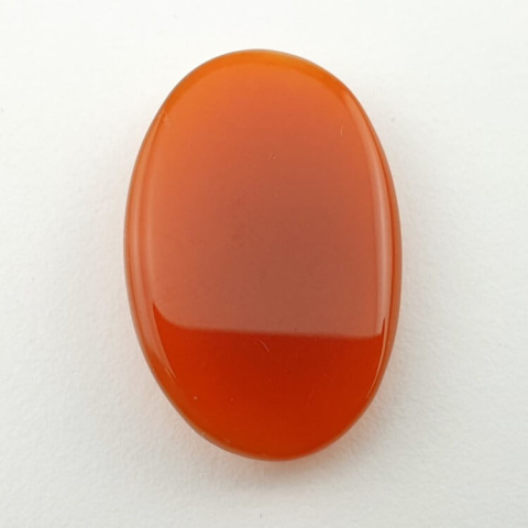 Carnelian faceted cabochon 28x18 mm no 6 Carnelian faceted cabochon 28x18 mm no 6
