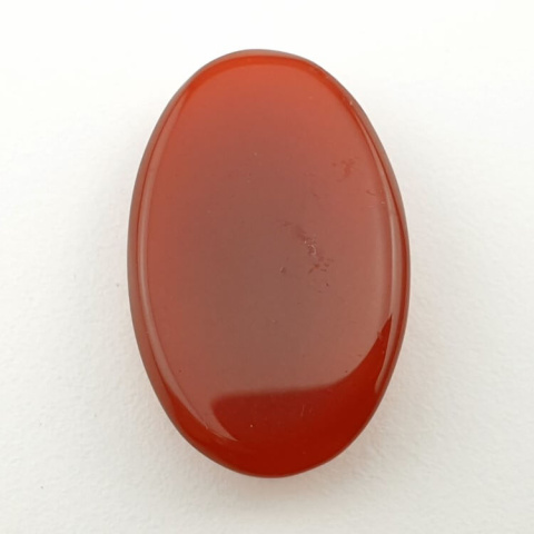Carnelian faceted cabochon 29x19 mm no 5 Carnelian faceted cabochon 29x19 mm no 5