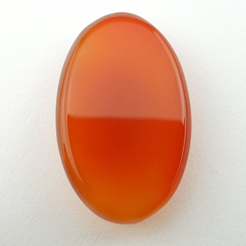 Carnelian faceted cabochon 31x19 mm no 2 Carnelian faceted cabochon 31x19 mm no 2