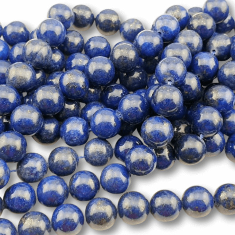 Lapis Lazuli kula 10 mm 5 szt Lapis Lazuli kula 10 mm 5 szt