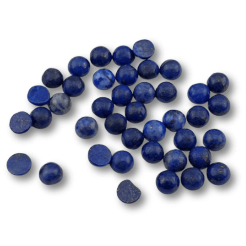 Lapis lazuli kaboszon fi 6 mm 1 szt Lapis lazuli kaboszon fi 6 mm 1 szt
