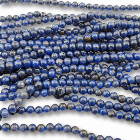 Lapis lazuli kula 4 mm sznur Lapis lazuli kula 4 mm sznur