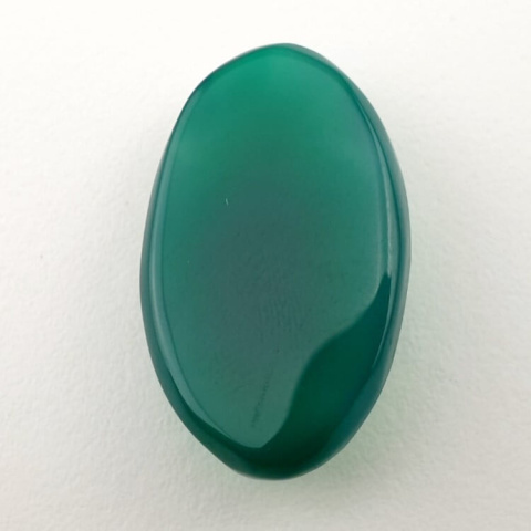 Green onyx faceted cabochon 25x15 mm no 38 Green onyx faceted cabochon 25x15 mm no 38