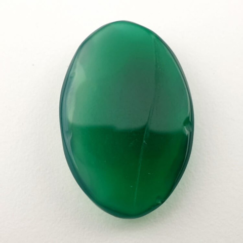 Green onyx faceted cabochon 28x19 mm no 32 Green onyx faceted cabochon 28x19 mm no 32