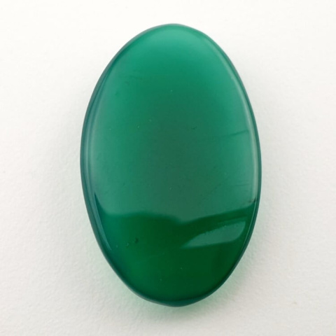 Onyks zielony kaboszon fasetowany 30x19 mm nr 22 Onyks zielony kaboszon fasetowany 30x19 mm nr 22