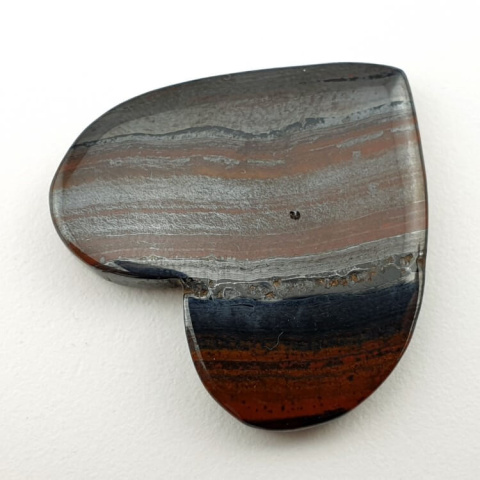 Tiger iron cabochon heart 28x27 mm no. 2 Tiger iron cabochon heart 28x27 mm no. 2