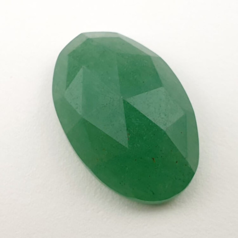 Green aventurine faceted cabochon 24x16 mm no 34 Green aventurine faceted cabochon 24x16 mm no 34