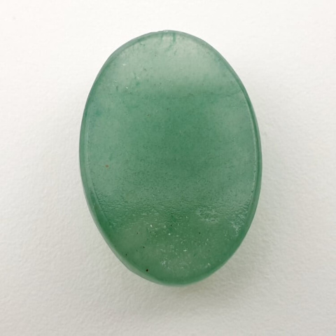 Green aventurine faceted cabochon 24x17 mm no 10 Green aventurine faceted cabochon 24x17 mm no 10