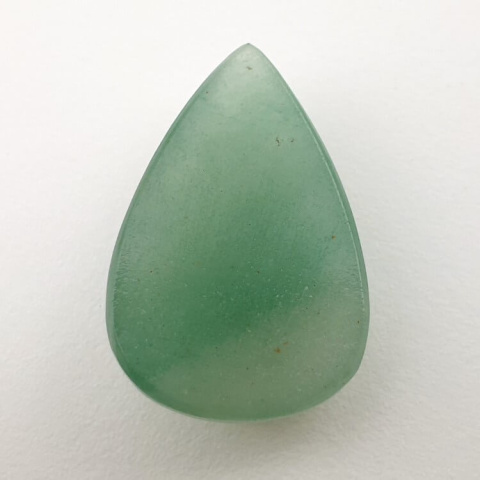 Green aventurine faceted cabochon 25x17 mm no 7 Green aventurine faceted cabochon 25x17 mm no 7