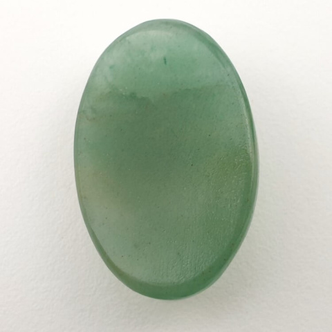 Green aventurine faceted cabochon 27x18 mm no 16 Green aventurine faceted cabochon 27x18 mm no 16